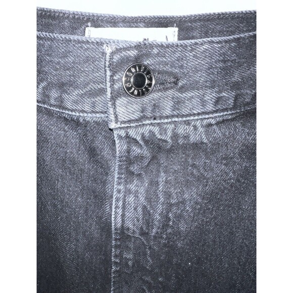 AGOLDE Skirt Womens 12-14 Black Leif Longline Denim Maxi Skirt USA Boho New - Picture 3 of 10